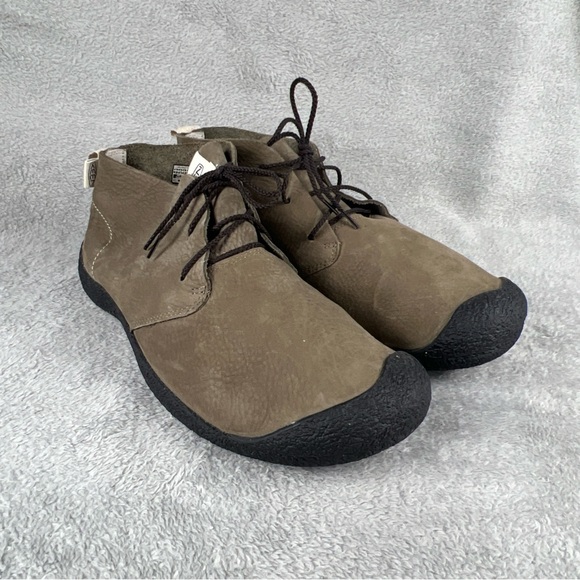 Keen Shoes Men's Size 13 Mosey Chukka Leather Ankle Boots Dark Olive Lace-Up - Picture 7 of 10